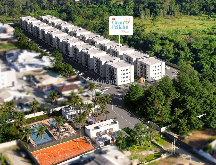 Apartamento em Home Club no Gravatá - Apartamento em Navegantes - à venda - Habitat Negócios Imobiliários