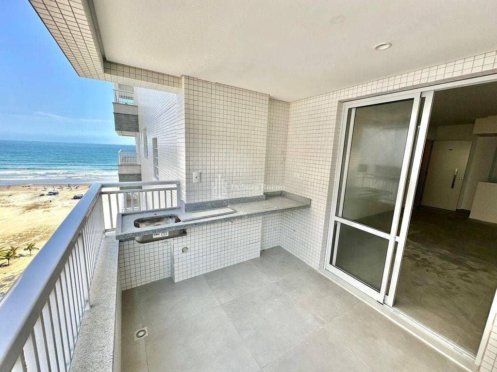Alto padrão Frente mar Entrada R$ 280.770,00l - 2 Dormts 1 Suíte, 1 Vaga, lazer - Apartamento em Guilhermina, Praia Grande - à venda - DEBORA BUENO CONSULTORIA IMOBILIÁRIA