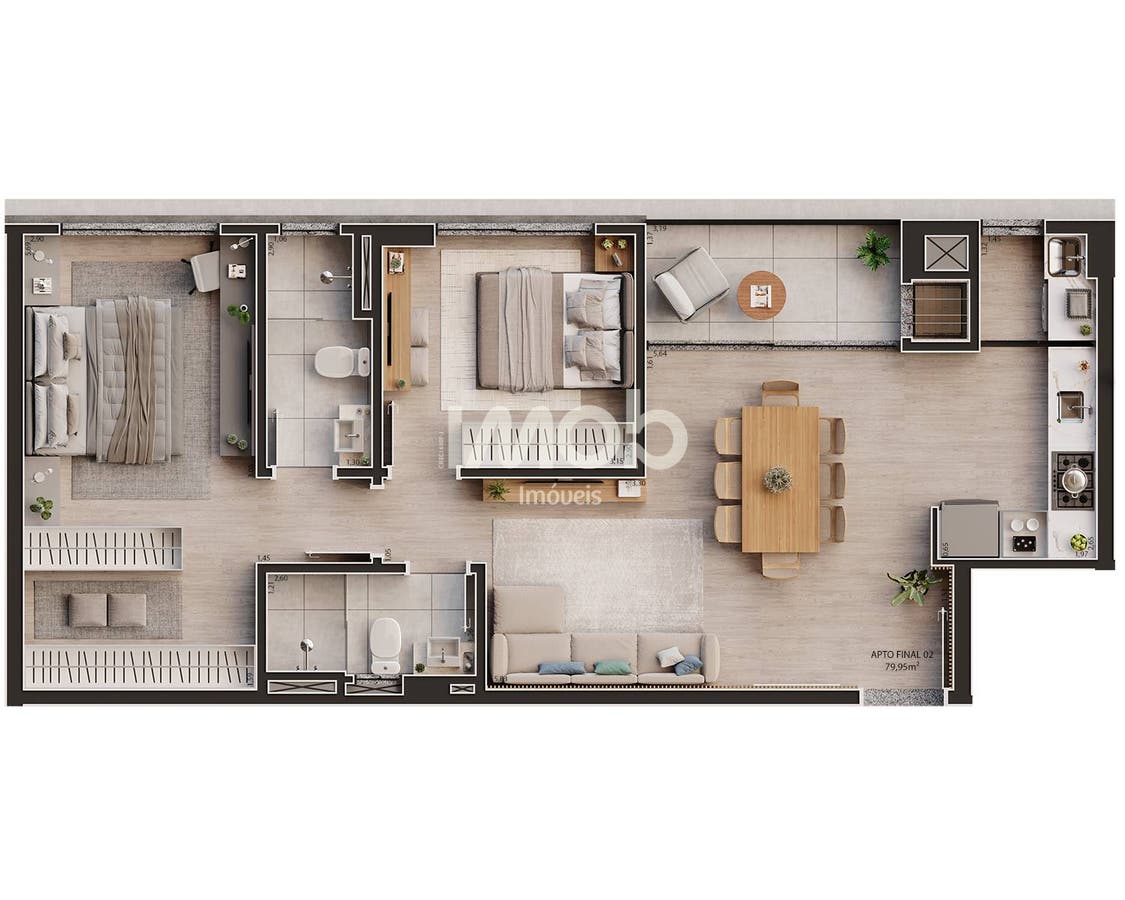 Apartamento, 2 quartos, 79 m² - Foto 32