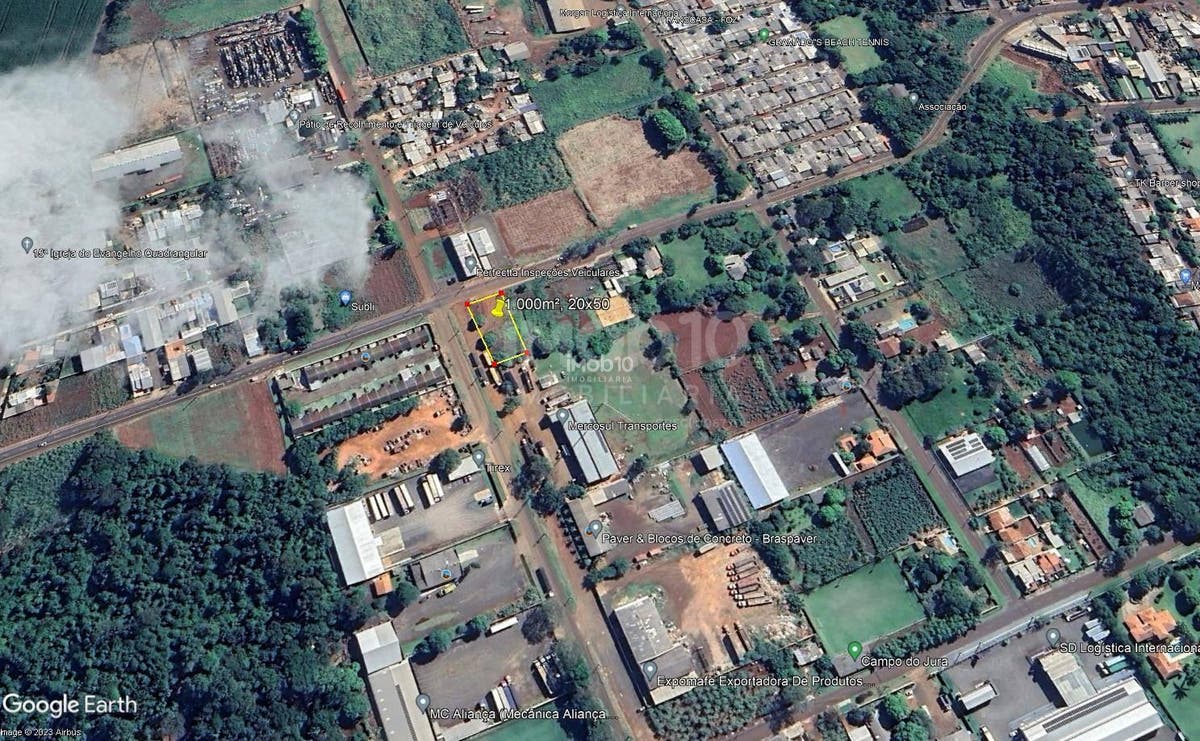 TERRENO PARA ALUGAR BUILT SUIT (BTS) NO BAIRRO PILAR PARQUE CAMPESTRE EM FOZ DO IGUAÇU - PR