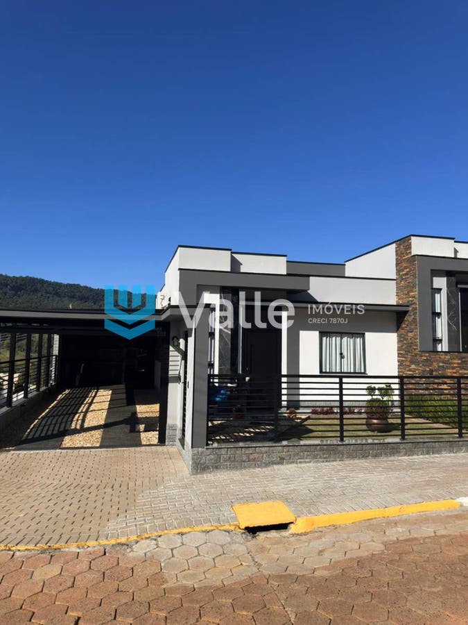 Casa de Esquina mobiliada - Taboão - Sobrado/Geminada em Taboão, Rio do Sul - à venda - VALLE IMÓVEIS