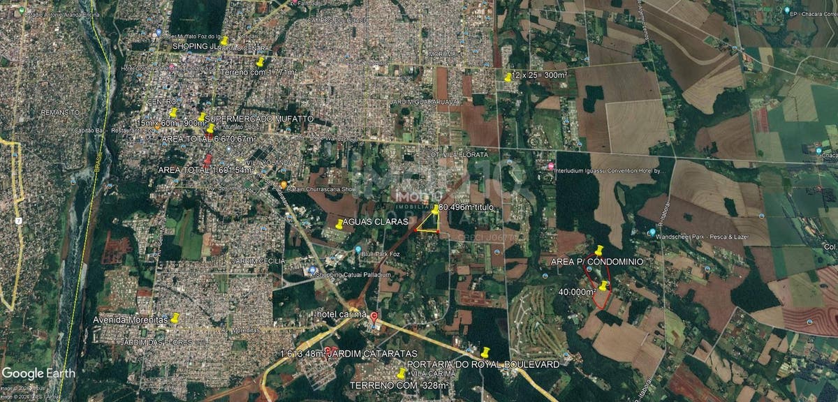 ÁREA A VENDA NO BAIRRO JARDIM SÃO ROQUE EM FOZ DO IGUAÇU - PR