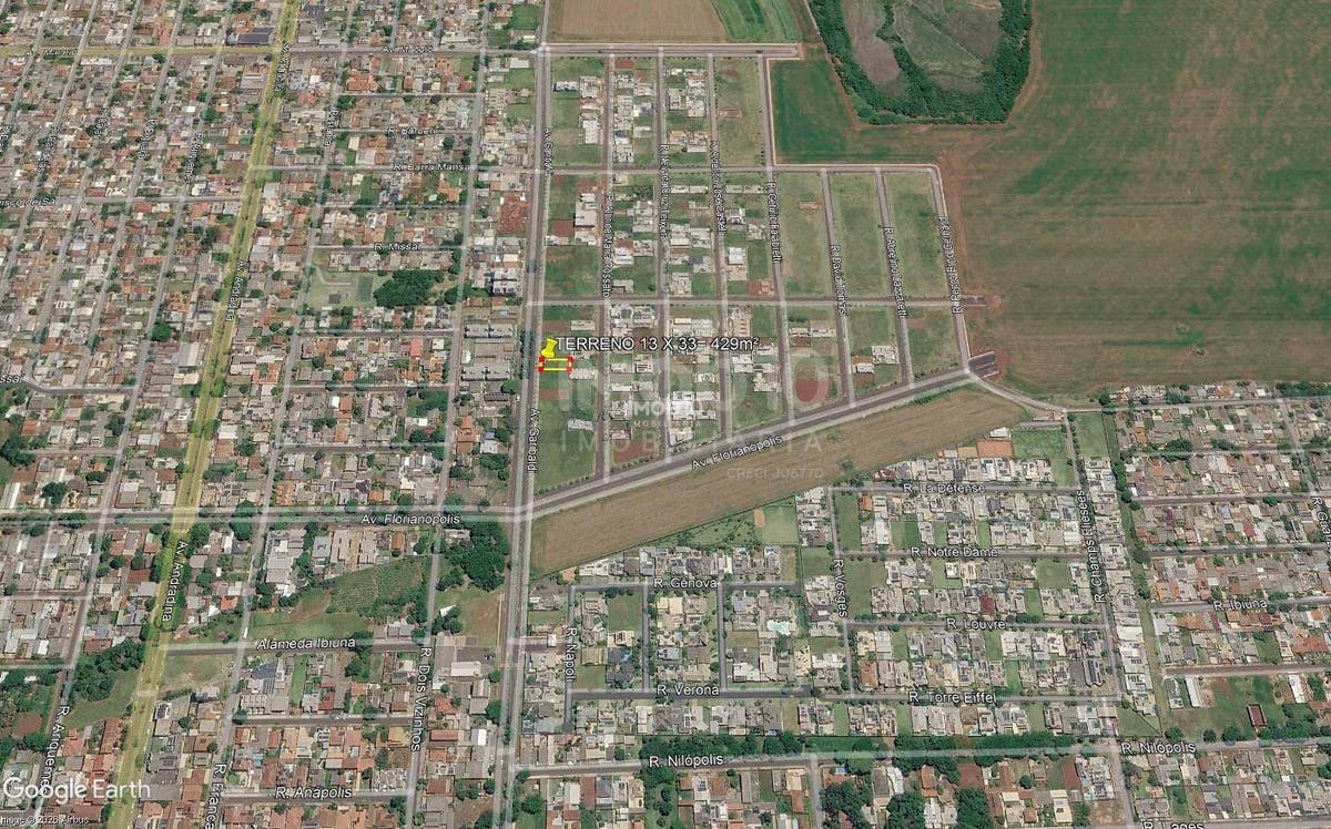 TERRENO A VENDA JARDIM IPÊ III, FRENTE COM  AVENIDA ANITA GARIBALDI.
