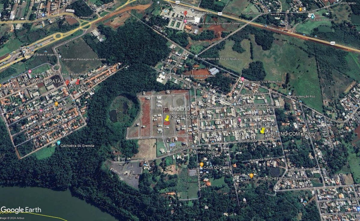 TERRENO A VENDA NO CONDOMÍNIO FECHADO IGUAÇU EM FOZ DO IGUAÇU - PR