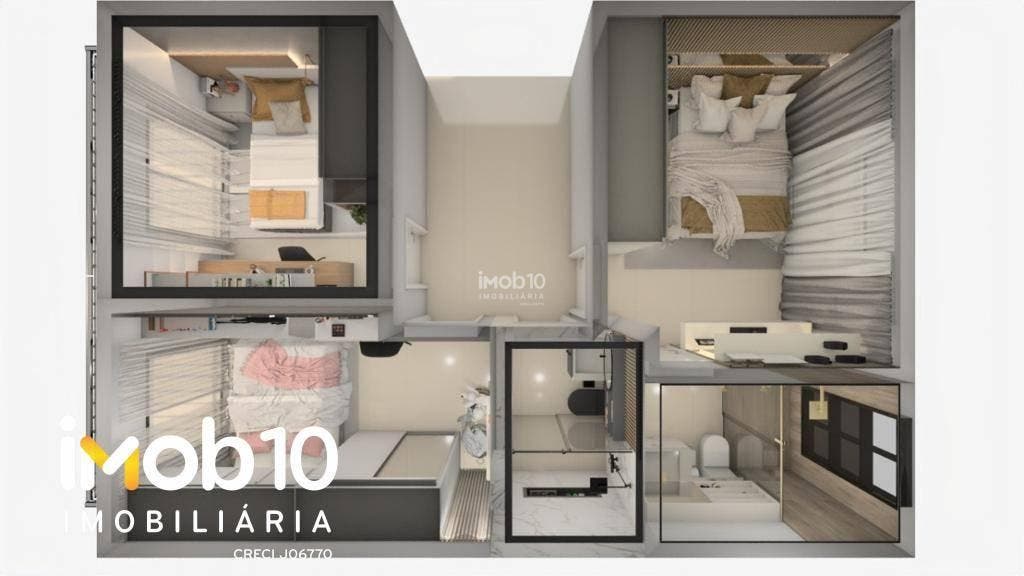 SOBRADO COM 3 QUARTOS A VENDA NO CONDOMÍNIO FECHADO NEVADA EM FOZ DO IGUAÇU - PR