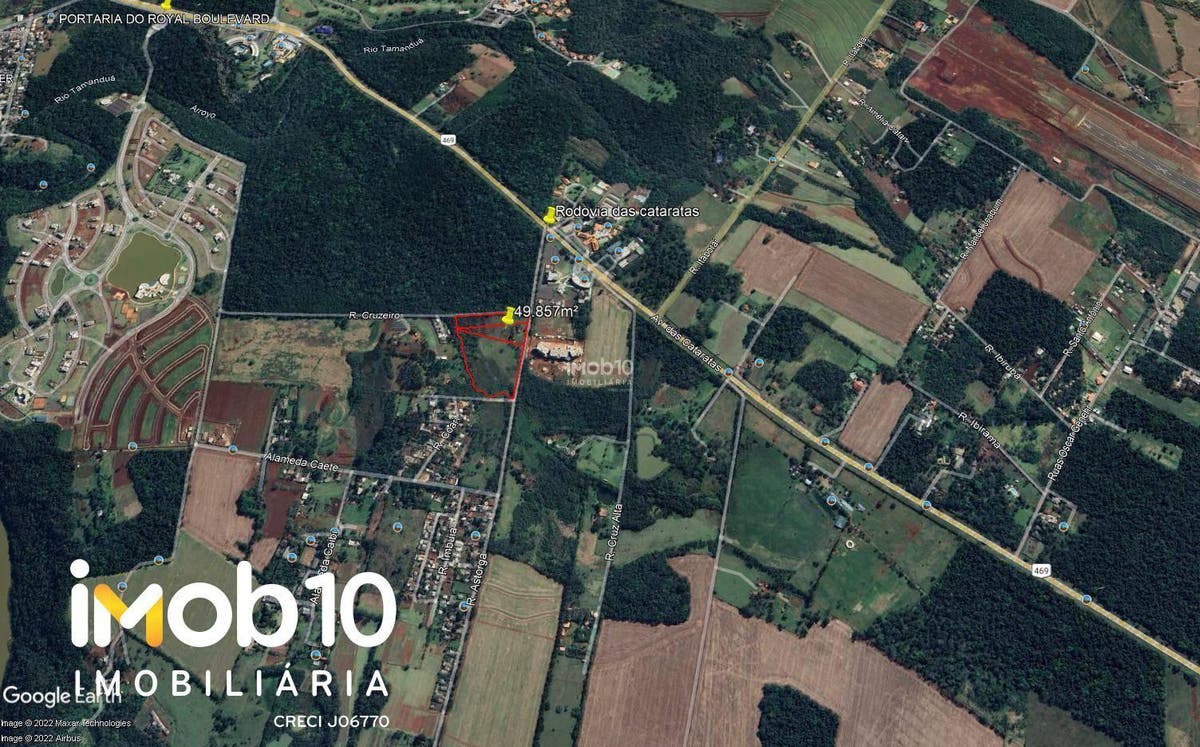 ÁREA A VENDA NO BAIRRO REMANSO GRANDE PRÓXIMO A AVENIDA DAS CATARATAS EM FOZ DO IGUAÇU - PR