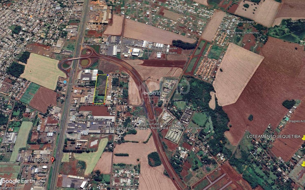 ÁREA PARA ALUGAR PRÓXIMA A BR277, SAÍDA PARA PERIMETRAL, ÁREA PARA TRANSPORTADORAS EM DO IGUAÇU - PR