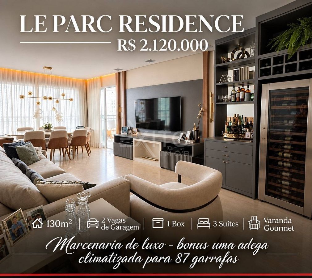 Apartamento, 3 quartos, 130 m² - Foto 1