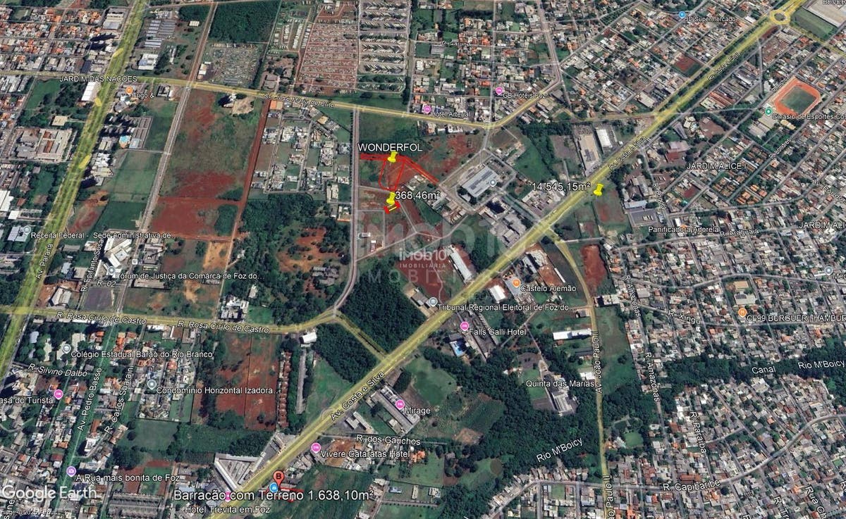 TERRENO A VENDA NO BAIRRO JARDIM ITAMARATY, PRÓXIMO A RODOVIÁRIA DE FOZ DO IGUAÇU - PR