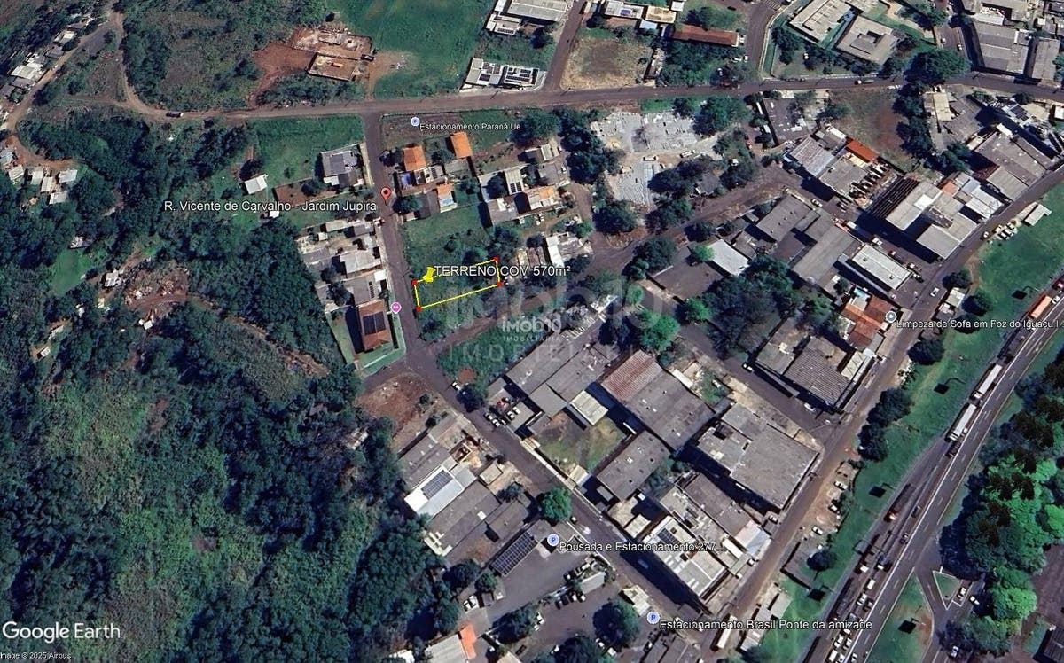 TERRENO A VENDA DE SUB ESQUINA NO JARDIM JUPIRA - FOZ DO IGUAÇU/PR