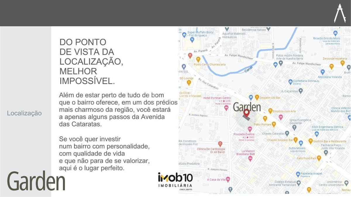 EDIFICIO GARDEM  - APARTAMENTO ESTUDIO A VENDA- VILA YOLANDA FOZ DO IGUAÇU - PR