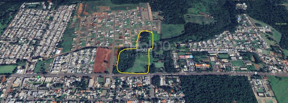 ÁREA A VENDA NA AVENIDA GENERAL MEIRA EM FOZ DO IGUAÇU - PR