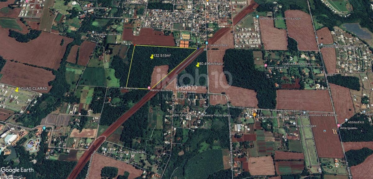 ÁREA A VENDA NO BAIRRO JARDIM SÃO ROQUE EM FOZ DO IGUAÇU - PR