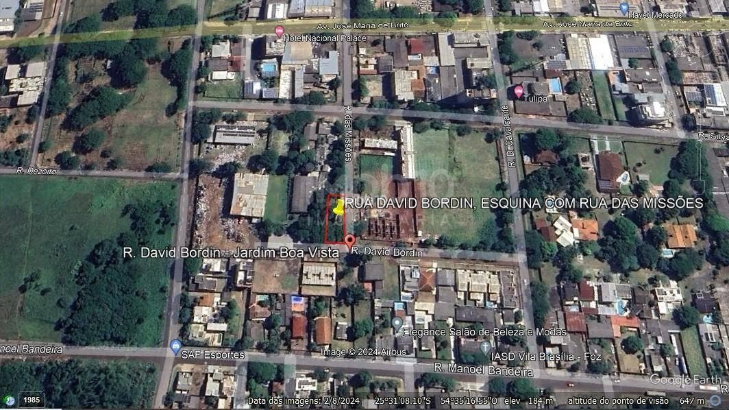 TERRENO A VENDA NO BAIRRO VILA PORTES EM FOZ DO IGUAÇU - PR
