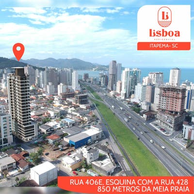 Apto 2 dormitórios (2 suítes) — Lisboa, Morretes, Itapema/SC - Apartamento em Morretes, Itapema - à venda - Portal Imóveis Itapema
