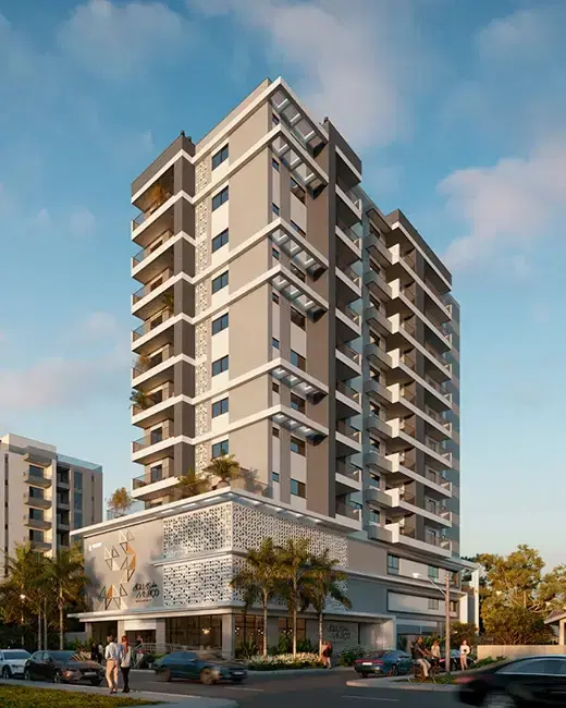 Águas de Março – Apartamento com 2 suítes em construção no Gravatá em Navegantes - Apartamento em Gravatá, Navegantes - à venda - HAUZIIN - Imóveis no Litoral Norte de Santa Catarina