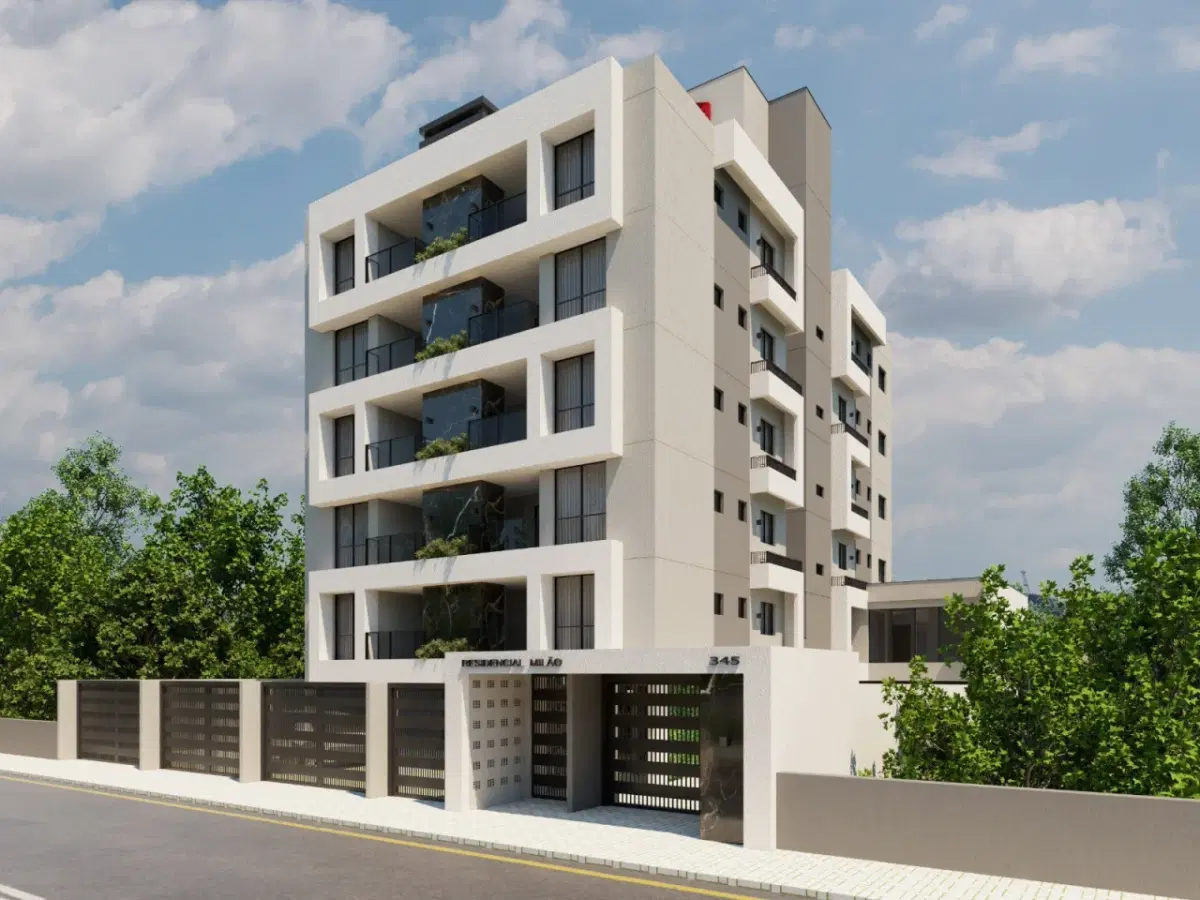 Fachada principal do Residencial Milão