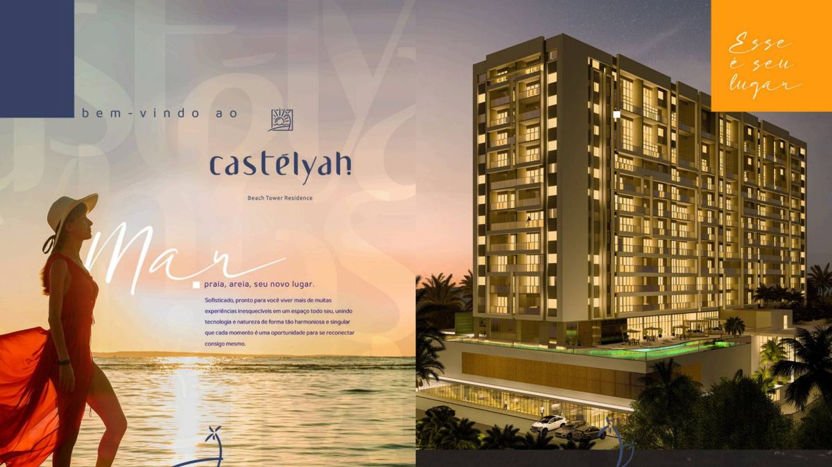 Apartamento Castélyah - 3 Quartos (1 Suíte), 81m², Vista Mar, 2 Vagas - Ilhéus/BA - Apartamento em Nossa Senhora da Vitória, Ilhéus - à venda - BORA NEGÓCIOS IMOBILIÁRIOS LTDA