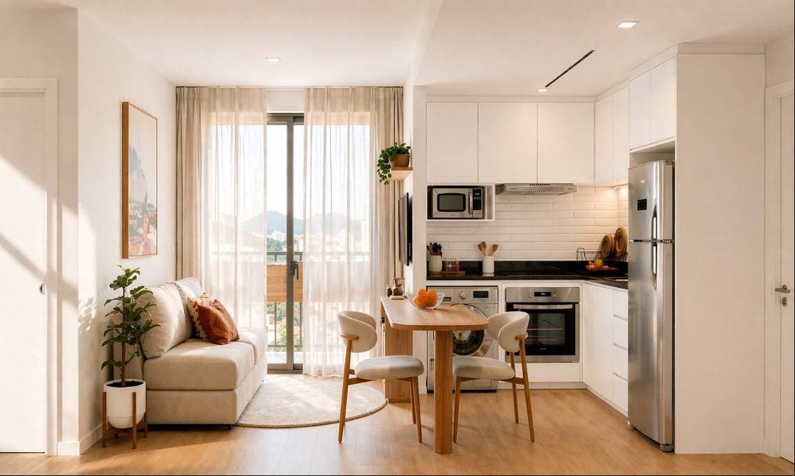 1 Dormitório Premium Parkside Avenida Rio Branco centro Florianópolis - 602 - Apartamento em Centro, Florianópolis - à venda - Seiter Imobiliária