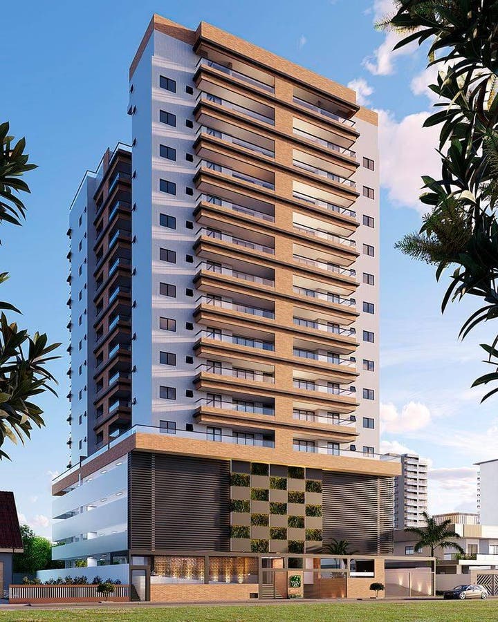 Comprar apartamento novo no Canto do Forte 2 suítes e 2 vagas de garagem - Lançamentos em Canto do Forte, Praia Grande - à venda - CONTEMPLAR IMÓVEIS LTDA