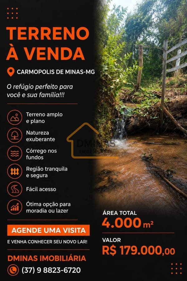 Chácara - Chácara em Japão Grande, Carmópolis de Minas - à venda - Dminas Corretora de Imóveis
