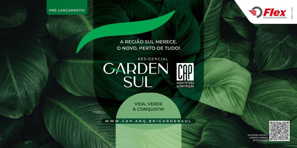 RESIDENCIAL GARDEN SUL - Apartamento em A Partir de R$ 263.994,00 - FLEX CONSULTORIA IMOBILIÁRIA LTDA