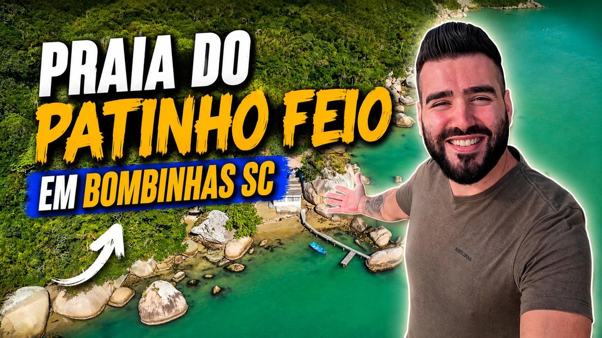 Praia Do Patinho Feio em Bombinhas SC - Um lugar secreto que poucas pessoas conhecem!