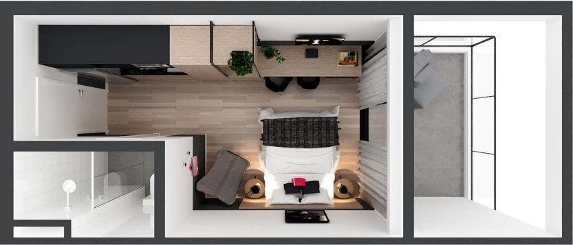 Flat/Loft/Estúdio com 1 quarto à Venda, Indianópolis - São Paulo - Studio em Indianópolis, São Paulo - à venda - INGRÁCIA IMÓVEIS