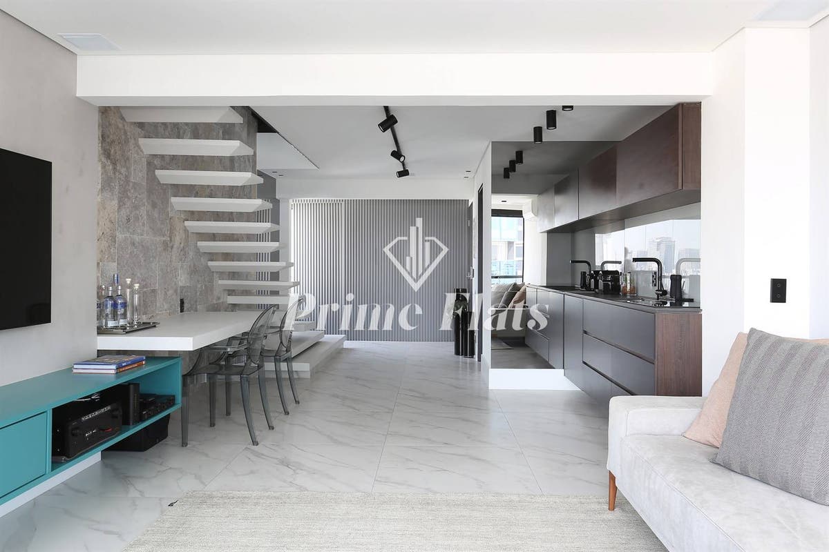 Apartamento disponível para venda no VN Casa do Ator, com 141m², 1 dormitório e 1 vaga de garagem - Apartamento em Vila Olímpia, São Paulo - à venda - Prime Flats Negócios Imobiliários