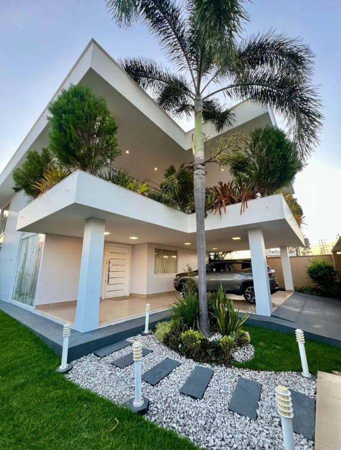 Casa à Venda no Caçari | 3 Suítes Master, Piscina e Pé-Direito Duplo - Casa em Caçari, Boa Vista - à venda - SONHE E REALIZE IMOBILIARIA LTDA