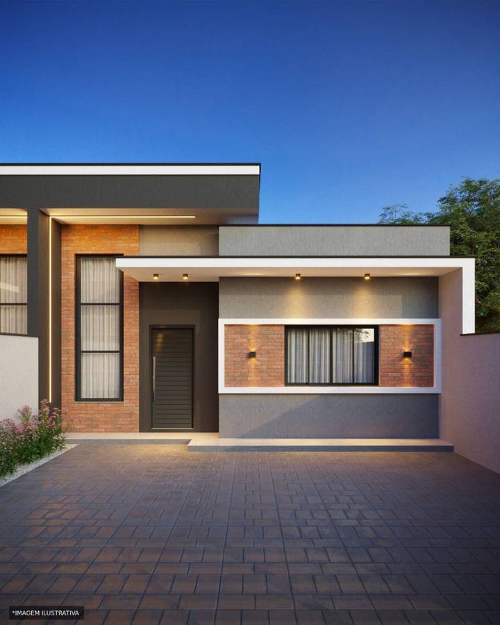 Geminado Térreo | Bananal do Sul (Guaramirim) | 2 quartos (1 suíte) | 73m² - Casa Geminada em Bananal do Sul, Guaramirim - à venda - MACROimoveis.com