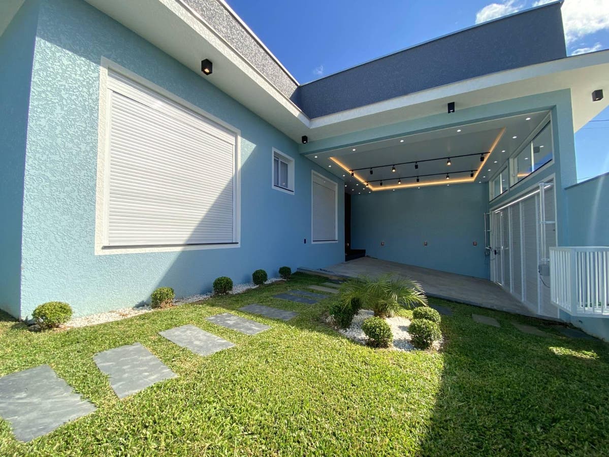Geminado com Piscina | Estrada Nova | 3 Quartos (1 Suíte) | 170M² - Casa Geminada em Estrada Nova, Jaraguá do Sul - à venda - MACROimoveis.com