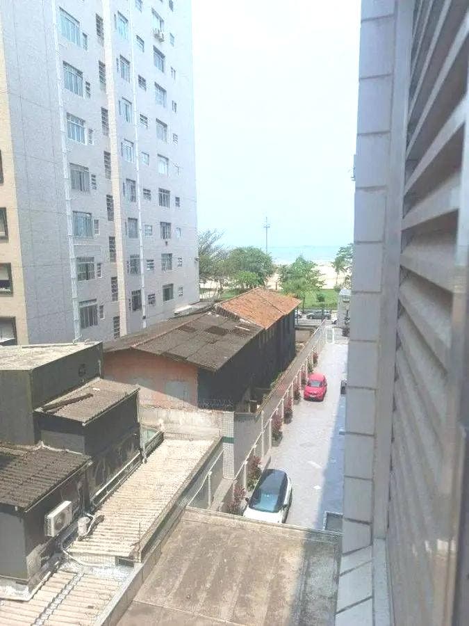 Apartamento de 1 Quarto entrar e morar com Portaria no Prédio Frente Mar - Apartamento em Gonzaga, Santos - à venda - Aliança Imóveis Gonzaga LTDA