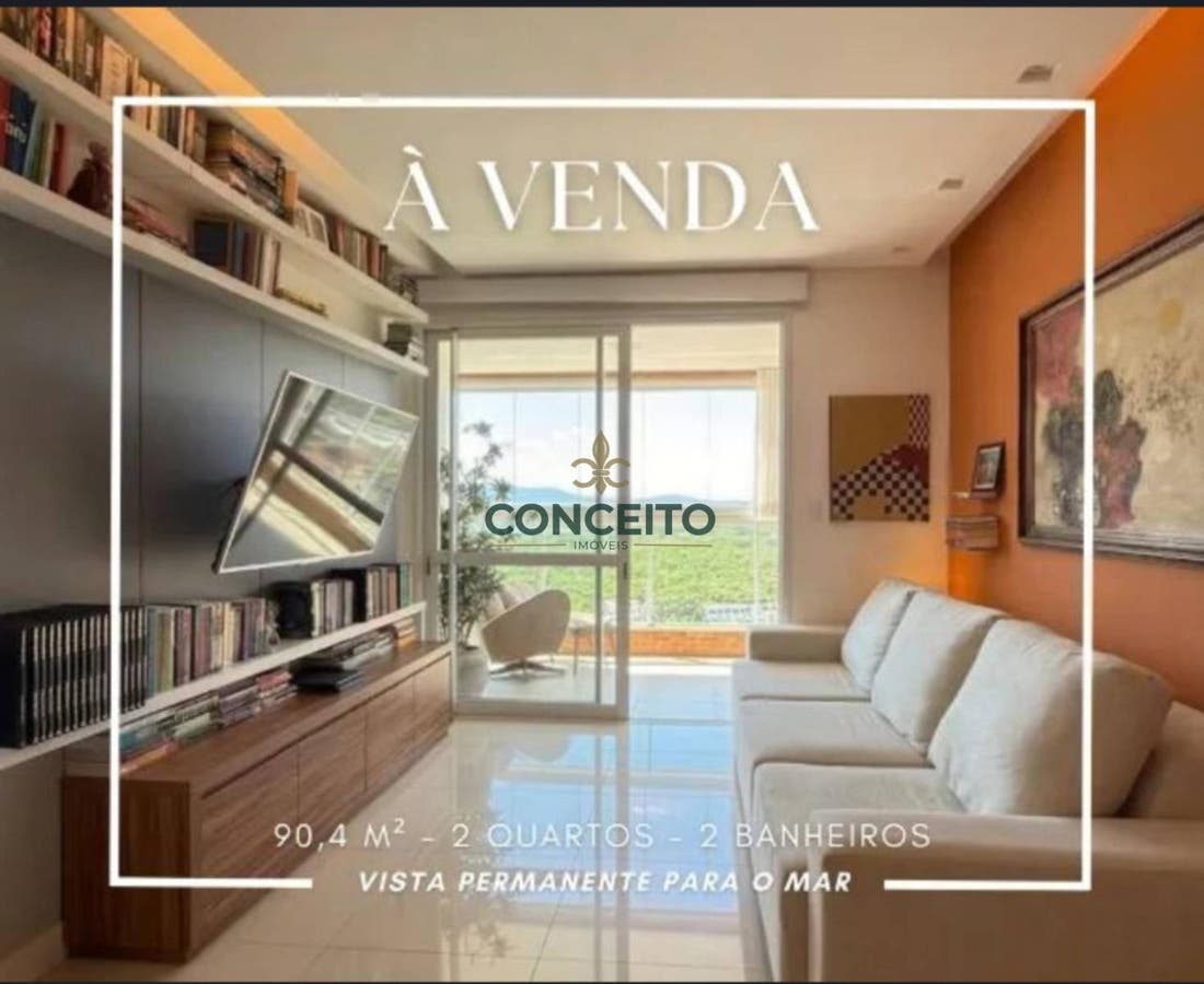 Apartamento a venda, 2 quartos, 2 suítes, com vista permanente para o mar | Andar alto | localizado no Centro de Palhoça - Apartamento em Centro, Palhoça - à venda - Conceito Imóveis