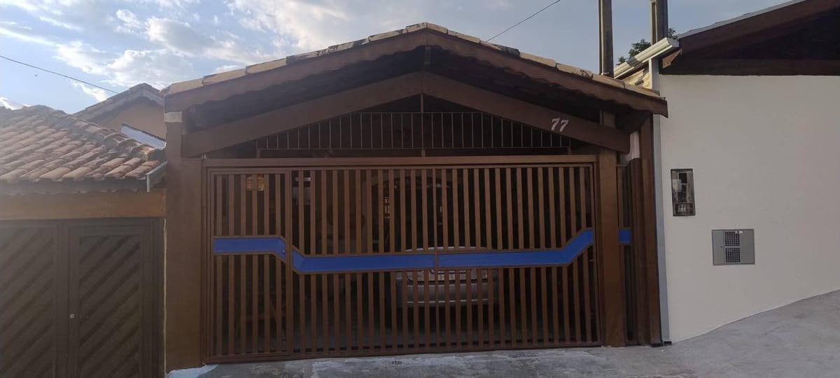 Estilo arquitetônico: Rústico moderno.