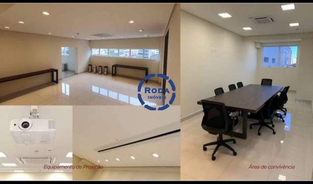 CONJUNTO COMERCIAL VILA MATHIAS - Escritório em Santos - para locação - A.AYRES IMÓVEIS LTDA