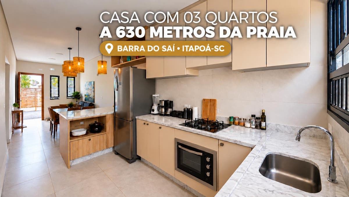 Casa com 03 quartos á 630 metros da praia na Barra do Sai em Itapoá-SC - Casa em Barra do Sai, Itapoá - à venda - SBGLOBAL Imobiliária