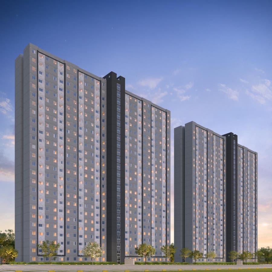Jardim dos Prados | Construtora Tenda | Construção | 32 metros | 02 dormitórios | sem varanda | vaga moto - Apartamento em Vila Nova Bonsucesso, Guarulhos - à venda - SEGUNDO IMÓVEL
