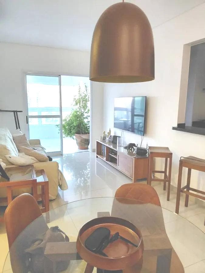 Apartamento à venda 1 Quarto com 2 WC 64 metros com Garagem Demarcada e Lazer - Apartamento em José Menino, Santos - à venda - Aliança Imóveis Gonzaga LTDA