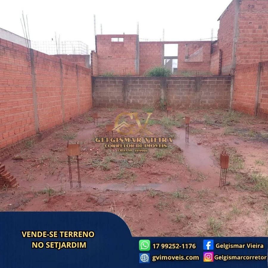 🏡 VENDE-SE TERRENOS NO SETJARDIM - BEBEDOURO-SP🏡 - Lote/Terreno em SetJardim, Bebedouro - à venda - Gelgismar Vieira Corretor de Imóveis