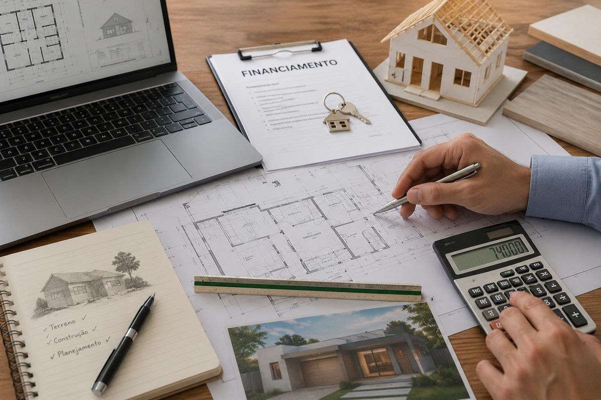 Posso financiar terreno e construção juntos?