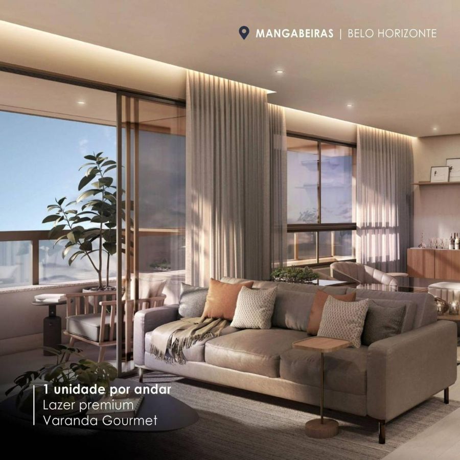 Apartamento de luxo à venda, 4 quartos, 1 por andar, no bairro Lourdes - Apartamento em Serra, Belo Horizonte - à venda - EQUIPE1 NEGOCIOS LTDA