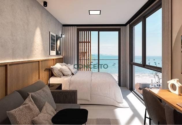 Flat/Loft/Estúdio com 1 quarto, Jurerê - Florianópolis - Flat/Loft/Estúdio em Jurerê, Florianópolis - à venda - Conceito Imóveis