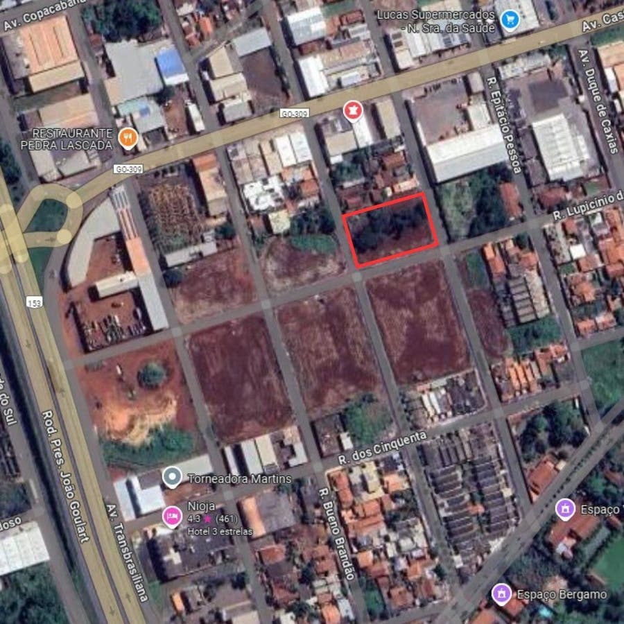Área à venda, 2605 m² - Setor Nossa Senhora da Saúde - Itumbiara/GO - Área em Setor Nossa Senhora da Saúde, Itumbiara - à venda - Group Viga Negócios Imobiliários Ltda