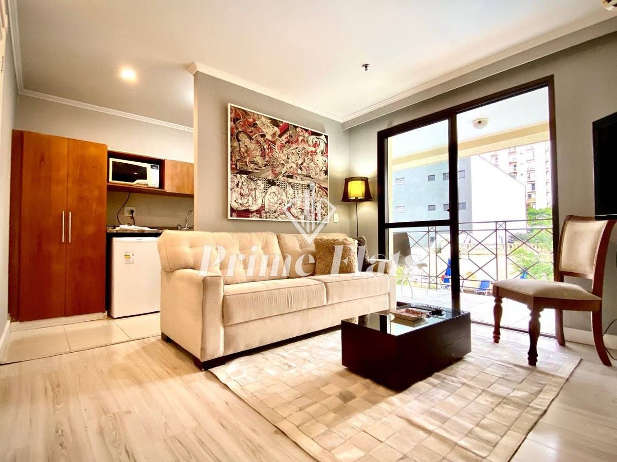 Flat disponível para venda no Quality Suítes Long Stay Vila Olímpia, com 52m², 2 dormitórios e 1 vaga - Flat em Vila Olímpia, São Paulo - à venda - Prime Flats Negócios Imobiliários