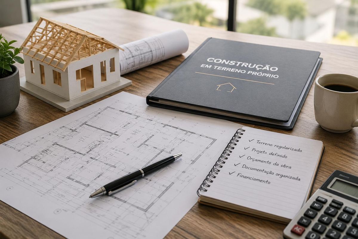 Já tenho um terreno. Posso financiar somente a construção?
