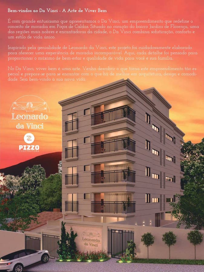 Apartamento à venda, 69m² por R$ 468.936,26 - Jardim Florença - Poços de Caldas/MG - Apartamento em Jardim de Florença, Poços de Caldas - à venda - Lago e Cunha Imóveis
