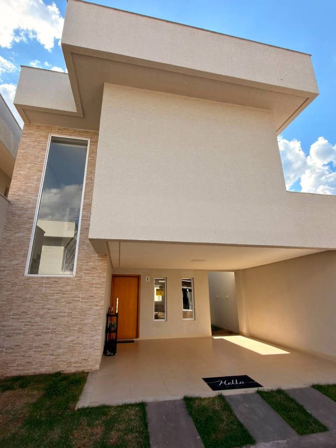 Sobrado com 3 suites no Condominio Bioma Cerrado - Casa de Condomínio em Sítios Santa Luzia, Aparecida de Goiânia - à venda - Correia Imóveis