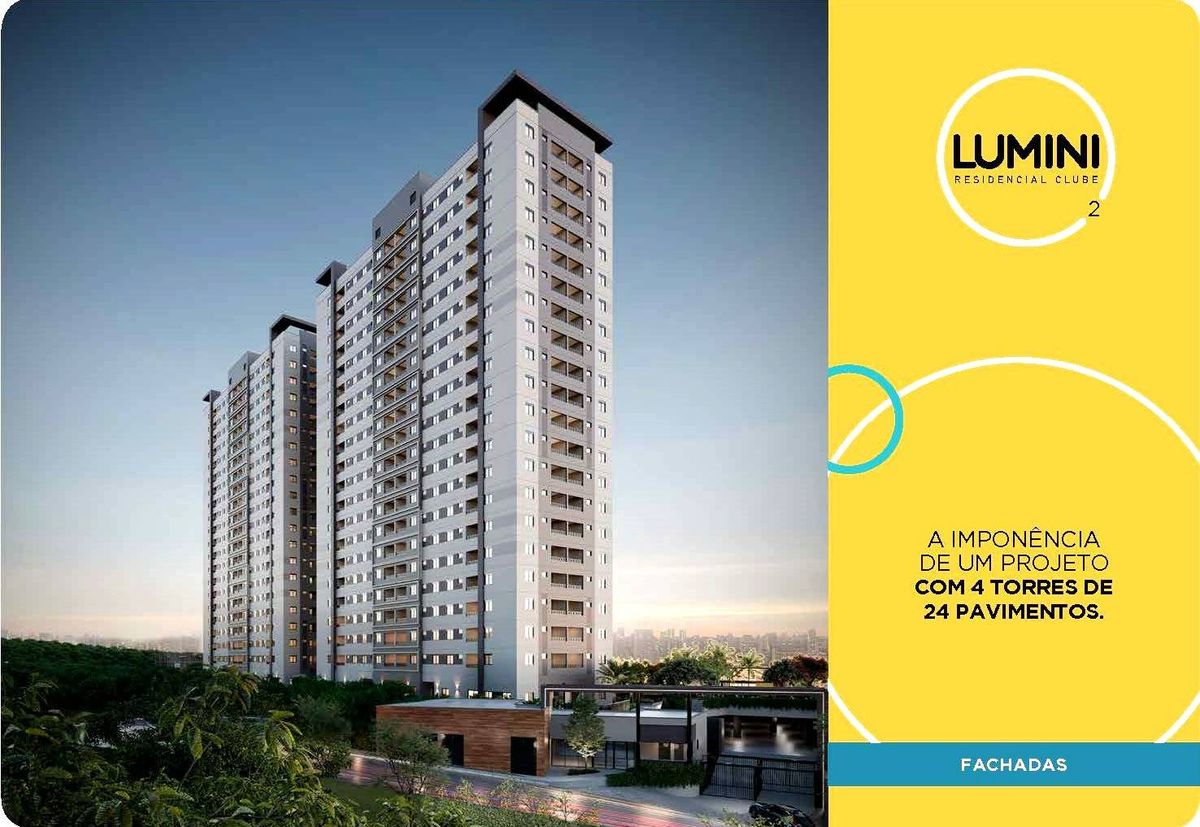 LUMINI 2 Residencial Clube - Apartamento em Vila Sul Americana, Carapicuíba - à venda - ROBERTO AQUATI