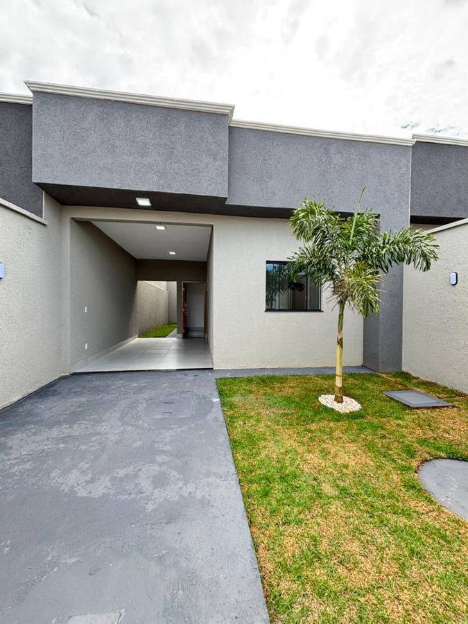 Casa com área gourmet e quintal amplo - Parque Montreal - Casa em Parque Montreal, Aparecida de Goiânia - à venda - Correia Imóveis
